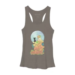 Women's Design By Humans Cat Pumpkin Pile By AwkwardDragon Racerback Tank Top -Design By Humans GUEST 9e6441c5 acdf 46a6 bd60 e07d0ba6b629
