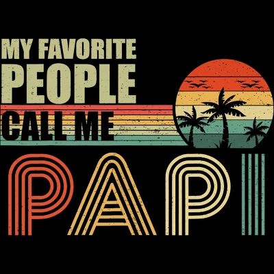 Men's Design By Humans My Favorite People Call Me Papi By Natasashoppu Tank Top 1 Men's Design By Humans My Favorite People Call Me Papi By Natasashoppu Tank Top