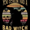Junior's Design By Humans Halloween Funny You Coulda Had Bad Witch By Ering T-Shirt