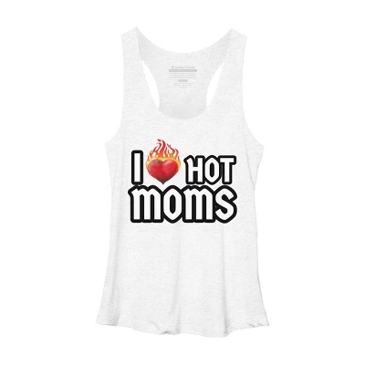 Women's Design By Humans I Love Hot Moms Heart By Metavera Racerback Tank Top 5 Women's Design By Humans I Love Hot Moms Heart By Metavera Racerback Tank Top - Image 5