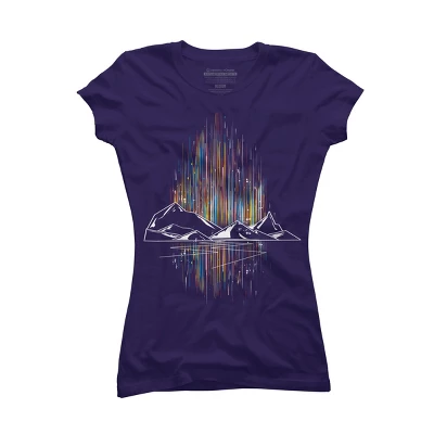 Junior's Design By Humans Aurora By Kharmazero T-Shirt 4 Junior's Design By Humans Aurora By Kharmazero T-Shirt - Image 4