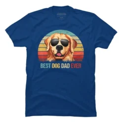 Men's Design By Humans Best Dog Dad Ever Golden Retriever By LuckyCharm99 T-Shirt -Design By Humans GUEST a09fa04d 82b1 498a 9cf2 45aeb1dd601e