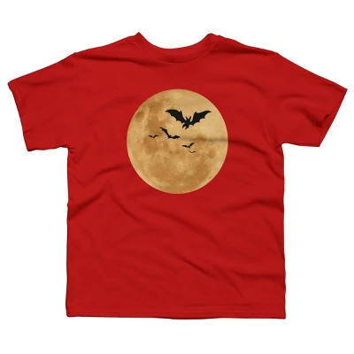 Boy's Design By Humans Halloween - Moon By MonkeyStore T-Shirt 3 Boy's Design By Humans Halloween - Moon By MonkeyStore T-Shirt - Image 3