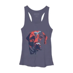 Women's Design By Humans Patriotic Labrador By Rmbuckeye Racerback Tank Top -Design By Humans GUEST a2ecdff5 5343 4b24 b348 3a89a5223d48