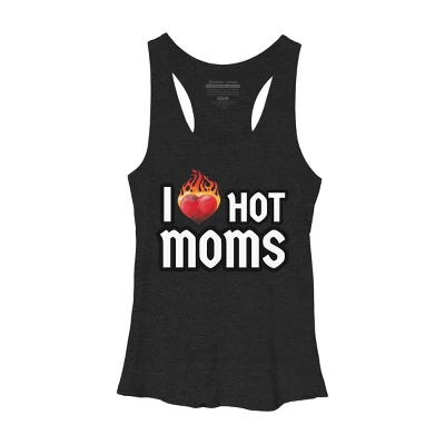 Women's Design By Humans I Love Hot Moms Heart By Metavera Racerback Tank Top 6 Women's Design By Humans I Love Hot Moms Heart By Metavera Racerback Tank Top - Image 6