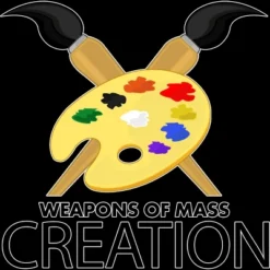 Men's Design By Humans Weapons Of Mass Creation By Adamzworld Tank Top