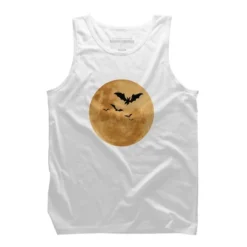Men's Design By Humans Halloween - Moon By MonkeyStore Tank Top -Design By Humans GUEST a54ff05b f780 46db 85f1 3f834548d27e