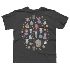 Boy's Design By Humans Cute Halloween By Kostolom3000 T-Shirt -Design By Humans GUEST a719f2c9 36c8 4f03 bbe8 301fec72dc30