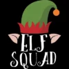 Women's Design By Humans Christmas Elf Squad By GiftsIdeas Racerback Tank Top
