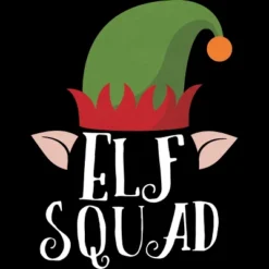Women's Design By Humans Christmas Elf Squad By GiftsIdeas Racerback Tank Top