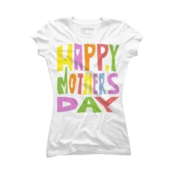 Junior's Design By Humans Happy Mother's Day Colorful Text By Yunta T-Shirt 9 Junior's Design By Humans Happy Mother's Day Colorful Text By Yunta T-Shirt -Design By Humans GUEST ad69cfb8 fe23 4313 b0db db60eb5133cb