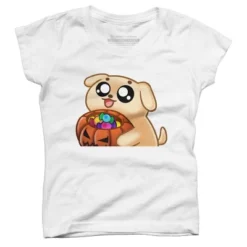 Girl's Design By Humans Halloween Candy Pup By Puppers T-Shirt 10 Girl's Design By Humans Halloween Candy Pup By Puppers T-Shirt -Design By Humans GUEST ae88659d 03ac 4b2b 871b d4830d97f639