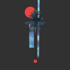 Men's Design By Humans Abstract Nature By Airiestudio Tank Top