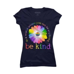 Junior's Design By Humans In A World Where You Can Be Anything Be Kind Lgbt By DragonTee T-Shirt -Design By Humans GUEST afb28940 9ed6 4bc5 8136 f3c5a7355a9c