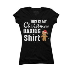 Junior's Design By Humans Gingerbread Christmas Baking Shirt By Shirtpublic T-Shirt -Design By Humans GUEST afeed9a0 36de 4152 a253 d3d681f3ae4b