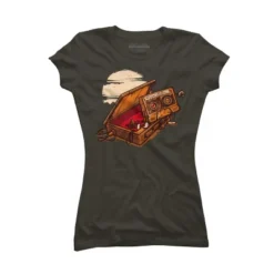 Junior's Design By Humans Dead Man Walkmann By LetterQ T-Shirt -Design By Humans GUEST b00159b5 15d1 44c6 bd90 97f6d11f531e