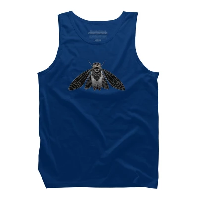 Men's Design By Humans Monochrome Cicada By Realkey Tank Top 5 Men's Design By Humans Monochrome Cicada By Realkey Tank Top - Image 5