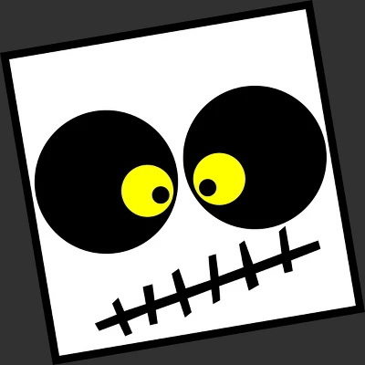 Boy's Design By Humans Square Skull By LonaMisa T-Shirt 1 Boy's Design By Humans Square Skull By LonaMisa T-Shirt