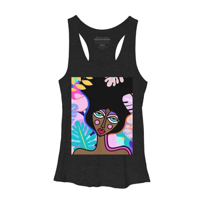 Women's Design By Humans SUMMER DREAMS By ASPAINTINGS Racerback Tank Top 2 Women's Design By Humans SUMMER DREAMS By ASPAINTINGS Racerback Tank Top - Image 2