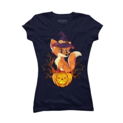 Junior's Design By Humans Cute Witch Fox With Jack O Lantern Halloween Shirt By Thebeardstudio T-Shirt 11 Junior's Design By Humans Cute Witch Fox With Jack O Lantern Halloween Shirt By Thebeardstudio T-Shirt -Design By Humans GUEST b24aee3a 9eaa 4cc9 abaa aebadaecea57