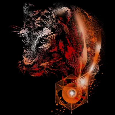 Women's Design By Humans Tiger Wild Dimension By Alnavasord Racerback Tank Top 1 Women's Design By Humans Tiger Wild Dimension By Alnavasord Racerback Tank Top