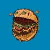 Boy's Design By Humans Monster Burger By LetterQ T-Shirt