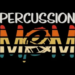 Junior's Design By Humans Marching Band Percussion Mom By Clickbong T-Shirt