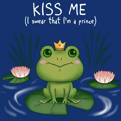 Women's Design By Humans Kiss Me By Missraboseta Racerback Tank Top 1 Women's Design By Humans Kiss Me By Missraboseta Racerback Tank Top