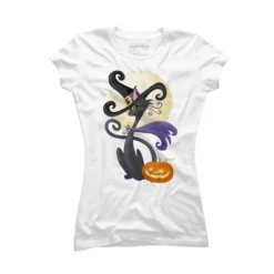 Junior's Design By Humans Bewitching Black Halloween Kitty Cat By LittleBunnySunshine T-Shirt 10 Junior's Design By Humans Bewitching Black Halloween Kitty Cat By LittleBunnySunshine T-Shirt -Design By Humans GUEST b4c920f4 24bb 42d7 8ed7 3cb3f77a41a9
