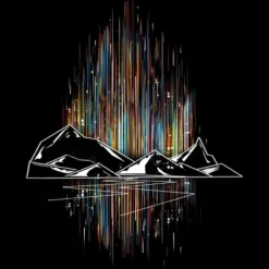 Junior's Design By Humans Aurora By Kharmazero T-Shirt