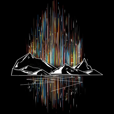 Junior's Design By Humans Aurora By Kharmazero T-Shirt 1 Junior's Design By Humans Aurora By Kharmazero T-Shirt