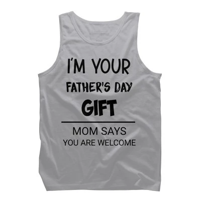 Men's Design By Humans I'm Your Father's Day Gift Black Text By Sukhendu12 Tank Top 4 Men's Design By Humans I'm Your Father's Day Gift Black Text By Sukhendu12 Tank Top - Image 4