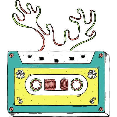 Men's Design By Humans Classic Christmas By Prawidana Tank Top 1 Men's Design By Humans Classic Christmas By Prawidana Tank Top