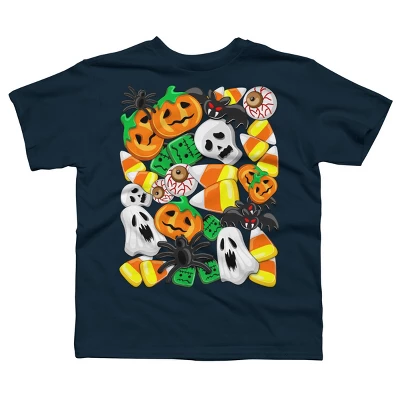 Boy's Design By Humans Halloween Spooky Candies Party By BluedarkArt T-Shirt 5 Boy's Design By Humans Halloween Spooky Candies Party By BluedarkArt T-Shirt - Image 5
