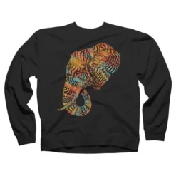 Adult Design By Humans Elephant (Majestic) By Kase Sweatshirt -Design By Humans GUEST b76755b5 7887 475d bc21 581035761d97