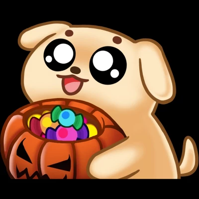 Girl's Design By Humans Halloween Candy Pup By Puppers T-Shirt 1 Girl's Design By Humans Halloween Candy Pup By Puppers T-Shirt