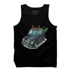 Men's Design By Humans Christmas Cab By ValerieShephard Tank Top 11 Men's Design By Humans Christmas Cab By ValerieShephard Tank Top -Design By Humans GUEST b89e2173 709b 413f 8a02 a3fecf4b6e5c