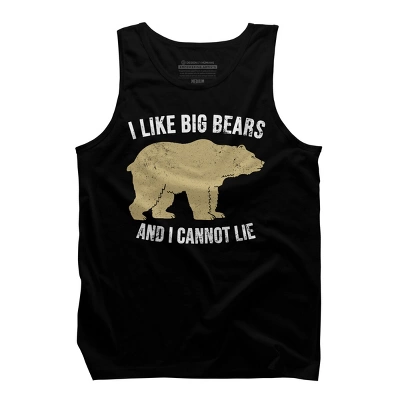 Design By Humans I Like Big Bears And I Cannot Lie By Wholesome Tank Top 2 Design By Humans I Like Big Bears And I Cannot Lie By Wholesome Tank Top - Image 2