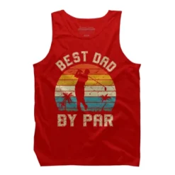 Men's Design By Humans Best Dad By Par Tropical Golf By Tank Top -Design By Humans GUEST b96da185 17bb 4807 add5 087a6cc41807