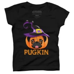 Girl's Design By Humans Pugkin Pumpin Halloween By Trantanphat95 T-Shirt 6 Girl's Design By Humans Pugkin Pumpin Halloween By Trantanphat95 T-Shirt -Design By Humans GUEST b9e681df 6638 47b4 9d50 35131a0498fe