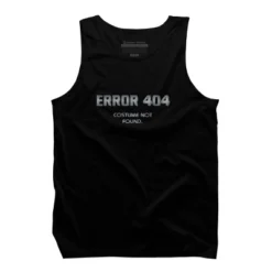 Men's Design By Humans Error 404 Costume Not Found, Halloween Design By InfaredDesigns Tank Top -Design By Humans GUEST ba1bb1e2 057b 4675 b53a 3b697ad81448