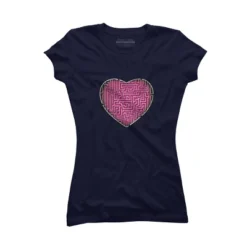 Junior's Design By Humans Heart Maze By Alnavasord T-Shirt -Design By Humans GUEST ba836df8 4c9d 4ca8 ba6e 81c19c6f828f