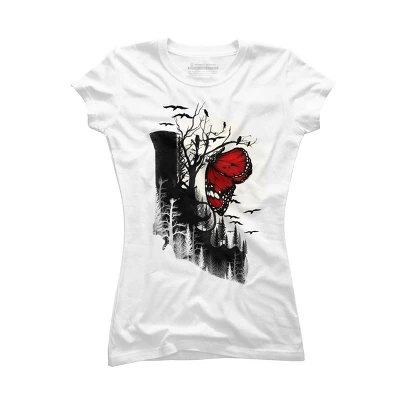 Junior's Design By Humans Eaten By Nature By Flintsky89 T-Shirt 3 Junior's Design By Humans Eaten By Nature By Flintsky89 T-Shirt - Image 3