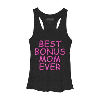 Women's Design By Humans Best Bonus Mom Ever Stepmom Love By MeowShop Racerback Tank Top 2 Women's Design By Humans Best Bonus Mom Ever Stepmom Love By MeowShop Racerback Tank Top - Image 2