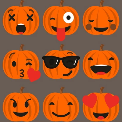 Women's Design By Humans Halloween Pumpkins Emoji By Honeytree Racerback Tank Top 1 Women's Design By Humans Halloween Pumpkins Emoji By Honeytree Racerback Tank Top