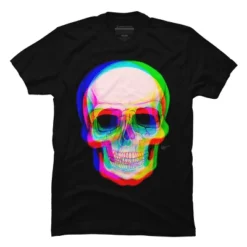 Men's Design By Humans 3D Skull By AdrianFilmore T-Shirt -Design By Humans GUEST bccb043b 29cb 45b9 8bdb 770c11c8747d
