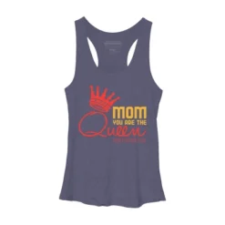 Women's Design By Humans Mother's Day Mom You Are The Queen By Tmsarts Racerback Tank Top -Design By Humans GUEST bce7baee 0164 446b b152 a1ed4442fefc
