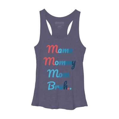 Women's Design By Humans Mother's Day Mama Mommy Mom Bruh By Prsfashion Racerback Tank Top 5 Women's Design By Humans Mother's Day Mama Mommy Mom Bruh By Prsfashion Racerback Tank Top - Image 5