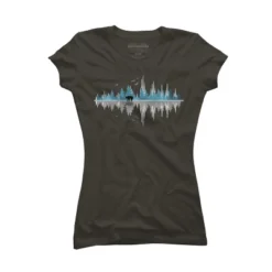 Junior's Design By Humans The Sounds Of Nature - Music Sound Wave By NomAdartStudio T-Shirt -Design By Humans GUEST bd269a5e 6dd5 409e 9930 a49c7020cdfb