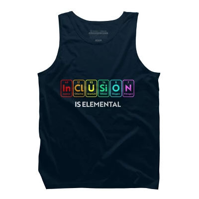 Design By Humans Inclusion Is Elemental Flag Rainbow Periodic Table By CyanidieTank Top 3 Design By Humans Inclusion Is Elemental Flag Rainbow Periodic Table By CyanidieTank Top - Image 3